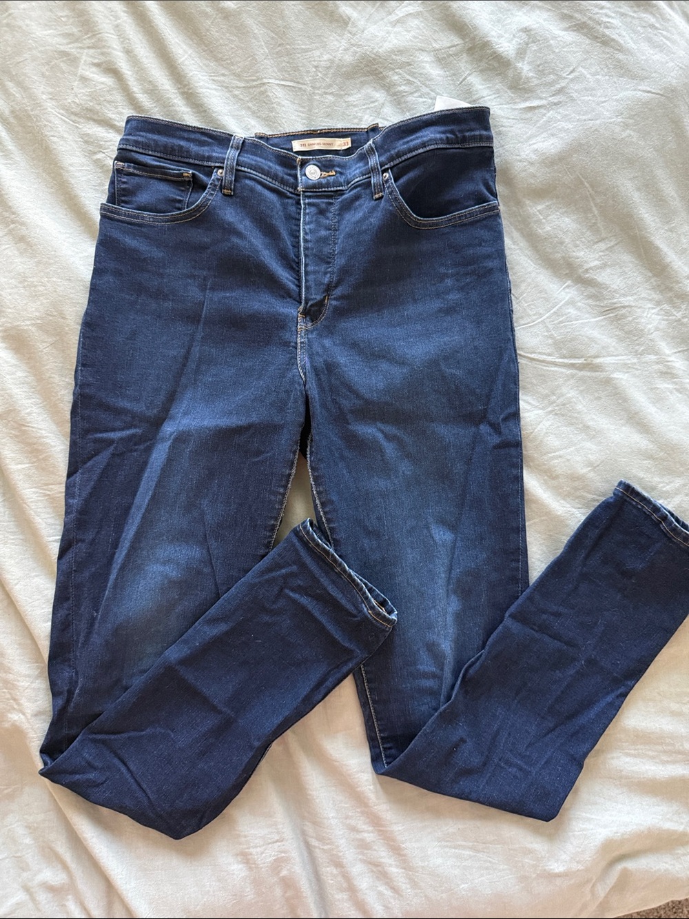 Levi Dark Blue Women’s Skinny Jeans Longs
